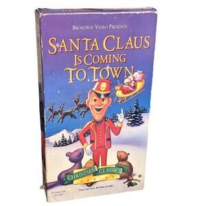 VHS Movie - SANTA CLAUS IS COMING TO TOWN Christmas